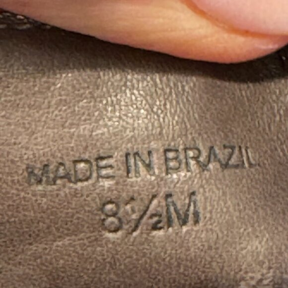 Diane von Furstenberg red suede slingback peep toe heels size 8.5M - Picture 12 of 12